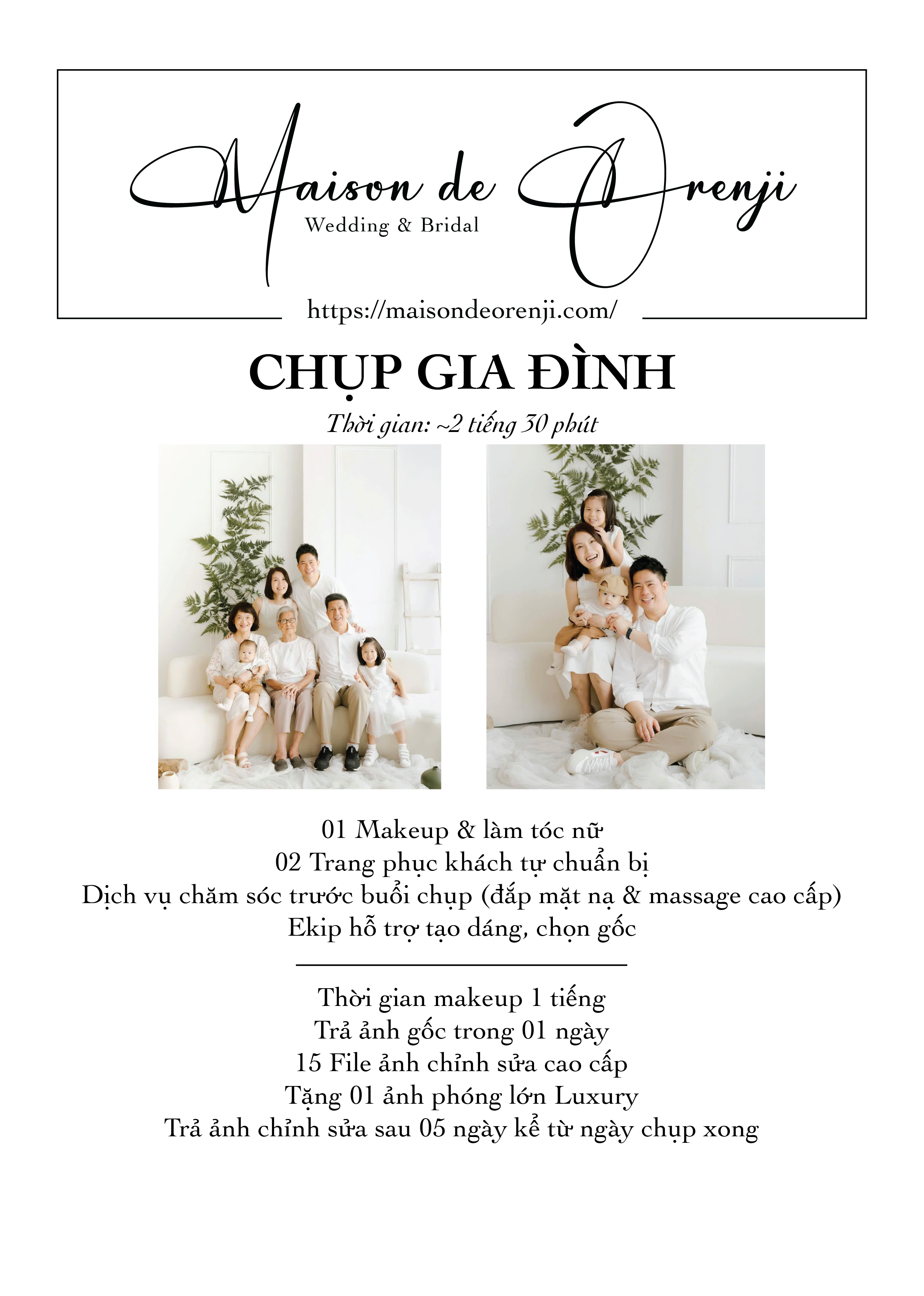 chụp ảnh gia đình