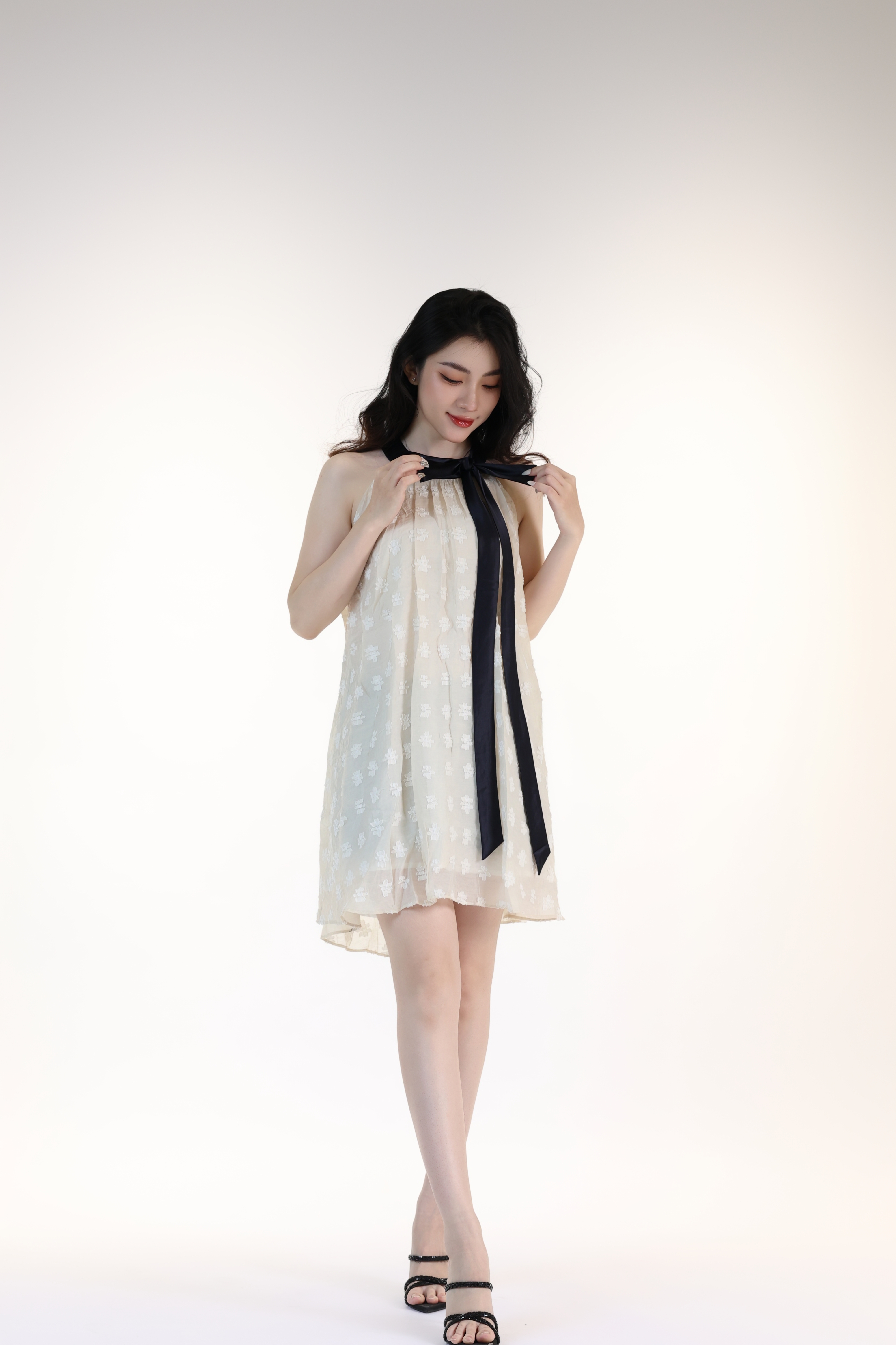 đầm thời trang - đầm yếm babydoll